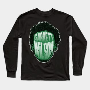 Garrett Wilson New York J Player Silhouette Long Sleeve T-Shirt